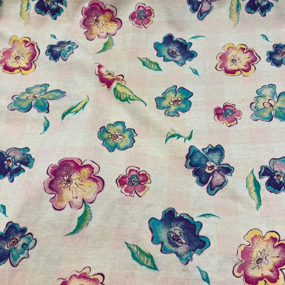 MAZE Vintage Women's Dress size Medium Yellow Floral Cotton Sleeveless midi - Picture 3 of 7